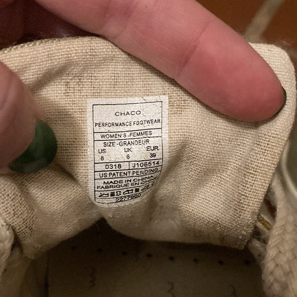 Crème Chaco tennis shoes - Picture 5 of 10